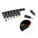 Universal 8 in 1 PC AC DC Power Charger Adapter Socket Plug Connector Tips