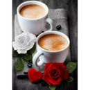 Painting By Numbers Kit DIY Coffee Hand Painted Canvas Oil Art Picture Gift