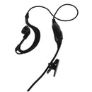 Security Earhanger Headset Earpiece Earphone for Kenwood Radio Black