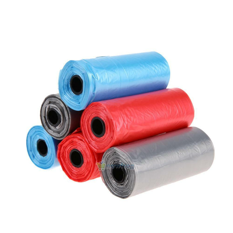 6pcs Pet Dog Poop Bags Clean Up Garbage Bags Pets Dog Outdoor Waste Poop SN9F