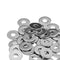 M5x10mm Stainless Steel Round Flat Washer for Bolt Screw 100Pcs P8W4
