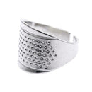3x Thimble Sewing Quilting Metal Thimble Ring DIY Leather Craft Finger Prot J5D0