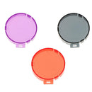 3 Set Waterproof Snap-on Diving Scuba Lens Filter Underwater Housing Case
