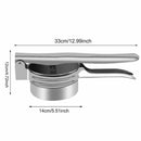 Potato Ricer Masher Baby Food Mill Large Capacity Stainless Steel Kitchen Tool