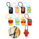 30ML Portable Fruits Silicone Empty Bottle Travel Liquid Refillable with Hol Nw