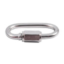 Stainless Steel Screw Gate Rock Lock Climbing Gear Carabiner 4MM S2Z4