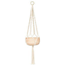 Small Macrame Plant Hangers Hanging Planter 30 Inch(Fit Small Pot Up To 6 I