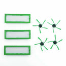 3 Filters 4 Side Brushes Vacuum Cleaner Home Tool For Vorwerk Kobold Vr200 F4B7