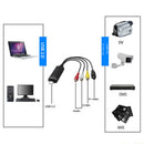 1X(Usb 2.0 Video Capture Card,Built-In Conversion Chip,Support Pal/ Ntsc Vi