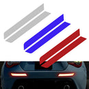 Reflective Warning Strip Tape Car Bumper Reflector Stickers 25mm*216mm 1 Pair