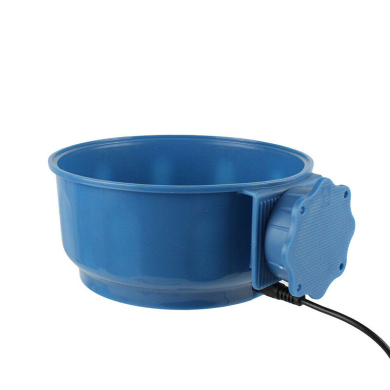 Winter Pet Dog Heating Bowl Constant Temperature Cage Hanging Water Basin  A