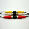 2pcs 3 RCA Female to Female Coupler AV Audio Video Cable Extension Con CYN