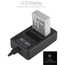 Lp-E8 Camera Battery Charger Lp E8 Lcd Intelligent Display Dual Usb Charger Z9Z6