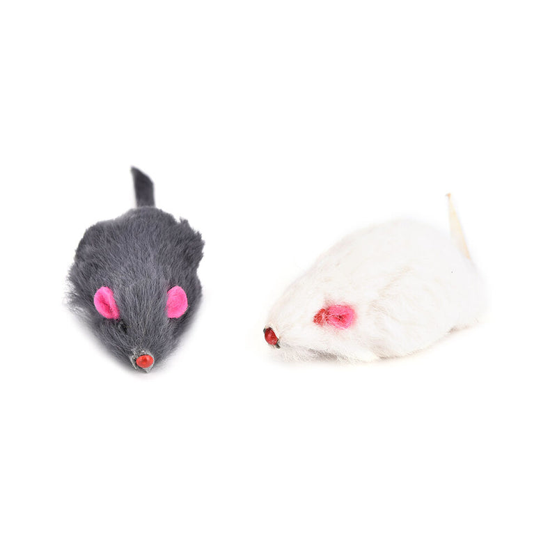 2X Soft Fleece False Mouse Cat Toys Funny Playing Toys For Cats Kitten 3C