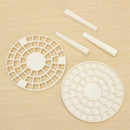 Art Supplies Using Paint Brush Penholder White Round Plastic Stand  AU