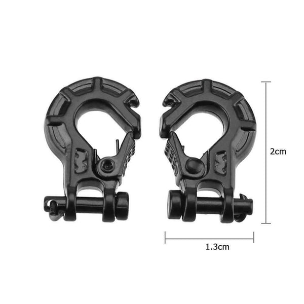 2pcs RC4WD Warn 1/10 Premium Winch Hook Simulation Trailer Hook RC Car Part A#S