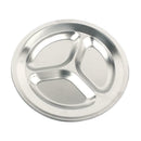Food Storage Tray Container - 3 Section / Compartment Divided Plates for Camping