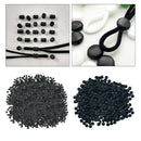 2000 Pieces Cord Locks Silicone Toggles for Drawstrings Elastic Cord Rope