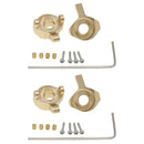 4pcs Front Steering Knuckle Set for Axial SCX24 AXI90081 1/24 RC Parts