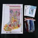 Cross Stitch Kits Embroidery Kit - Christmas Stockings, Snowman Patterns