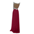 Sexy Women Off Shoulder Strapless Evening Party Cocktail Gown Maxi Dress L