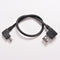 Mini USB 5 Pin Male to USB 2.0 A Male Cable Converter 90 Degree Adapter TOsp