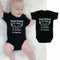 Summer Print Baby Boys Girls Romper Short Sleeve Sunsuit (Black 9-12M)