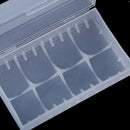 2PCs Battery Box Case Container For 2*20700 21700  Battery Storage Box Case:0 Gw