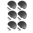 6 Pcs Semicircle Shape Electric Guitar Metal Tuning Pegs Cap Tuners Machine Head