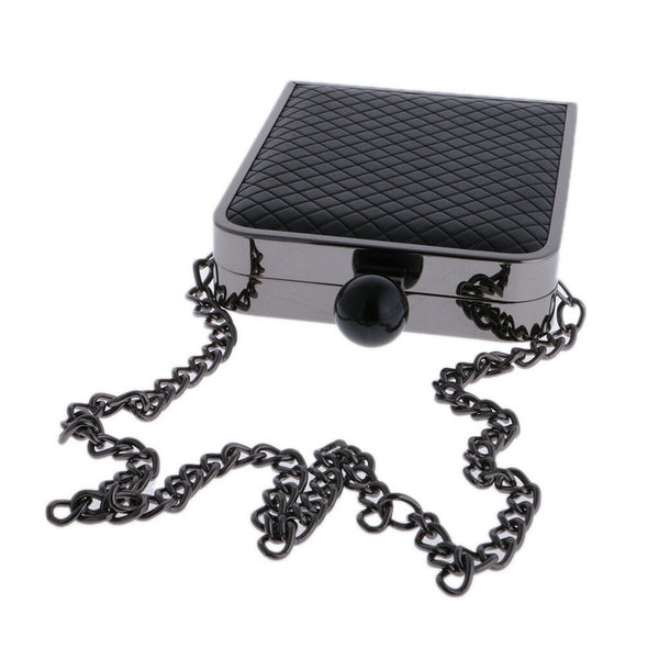Women Lady Plaid Party Purse Clutch Evening Bag Handbag Pouch