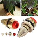 1/2"Adjustable Mist Nozzle Brass Sprinkler Fogging Water HOT M9X6 Cooling S Z9A0
