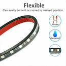 48 LED 4X RGB Car Interior Atmosphere Neon Light Strip Music Control & Hn