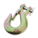 1Pcs 1/4'' G70 Steel Clevis Winch Hook Recovery 4x4 Heavy Duty Chain Hook