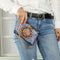 DIY Flower Special Shape Diamond Painting Leather Chain Shoulder Bag Clutch