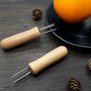 4 pcs Stainless Steel Corn On The Cob Skewers BBQ ngs Sweetcorn Holder Fork Q9B2