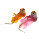 Little Bird with Iron Wire Statue Ornament Tree Standing Animal Home Decor