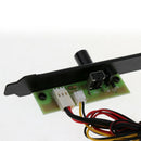 2x PCI Speed Controller W/ OFF Switch PC 3 Channel 3 pin Cooling Fan Control