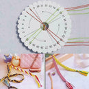 2Pcs Round Square Kumihimo Beading Cord Disc/Disk Braiding Plate DIY Braided NEW
