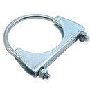 35794 3" Zinc Plated Round U  Saddle Exhaust Clamp