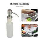 Stainless steel soap dispenser kitchen sink soap hand liquid pump bo J â„–[