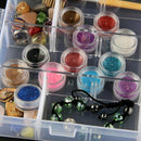 28 Multiple plastic storage box jewelry box Separable