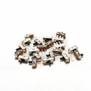 20pcs SS12D00G4 SPDT 1P2T 2 Position 3 Pin PCB Panel Vertical Slide Switch ME