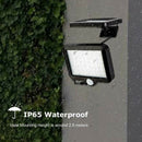 2 IN 1 Solar Powered 56 LED Outdoor Garden Motion Sensor Safety Flood Spotlights