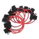 10pcs DC 12V 40A Standard Blade Inline Fuse Holder Splash Proof for Car Bik