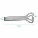 3PCS Stainless Steel Sugar Tongs Glacial Tongs Sugar Tongs Small Cheese Ton H9Z9