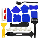 20 Pcs Caulking Tool Kits Caulk Remover Silicone Grout Scraper Sealant Fini I4M1