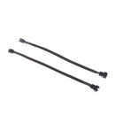 2pcs 4 Pin PWM Connector Case Fan Extension Power Cable for Compure CPUB.kz