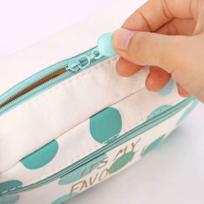 Function School Pencil Case & Bags Large Capacity Canvas Bag Pen Zipper Box DLX