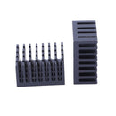 10 Pcs Black Aluminum Cooler Radiator Heat Sink Heatsink 20mm x 20mm x 10mm X7N3