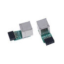 Internal motherboard 9pin to 2port USB2.0 a female adapter converter PCB boar.AU